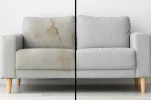 Before and After Sofa Cleaning