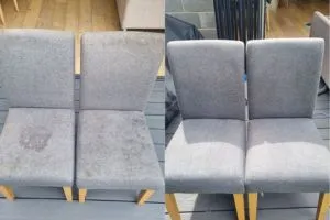 Before and After Chair Cleaning