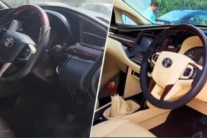 Before and After Car Interior Cleaning